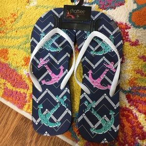 5/$25 Anchor Chevron Sandals!